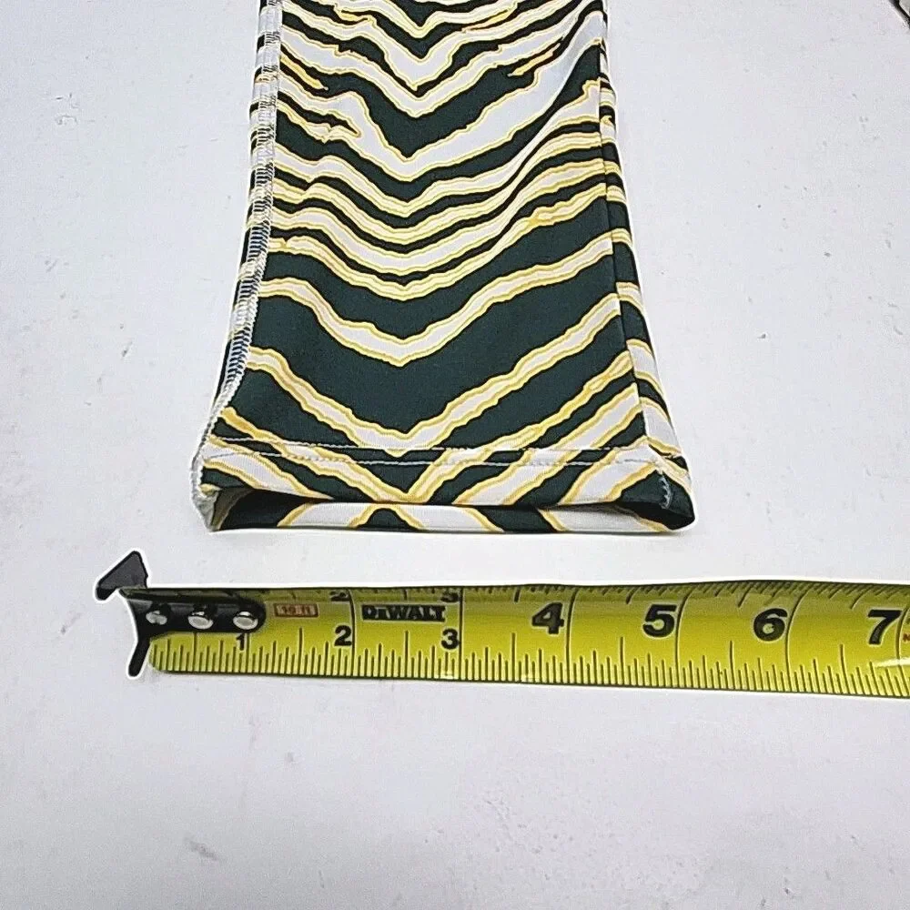 Majestic Leggings Greenbay Packers Leopard Print Zubaz Women Sz XL NFL Football